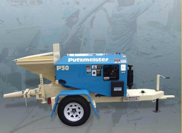 Putzmeister PW30 Grout Pump full